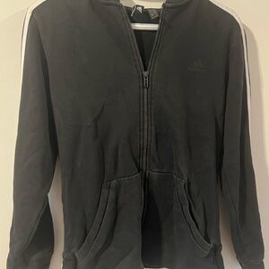 Adidas Black Zip-Up Hoodie